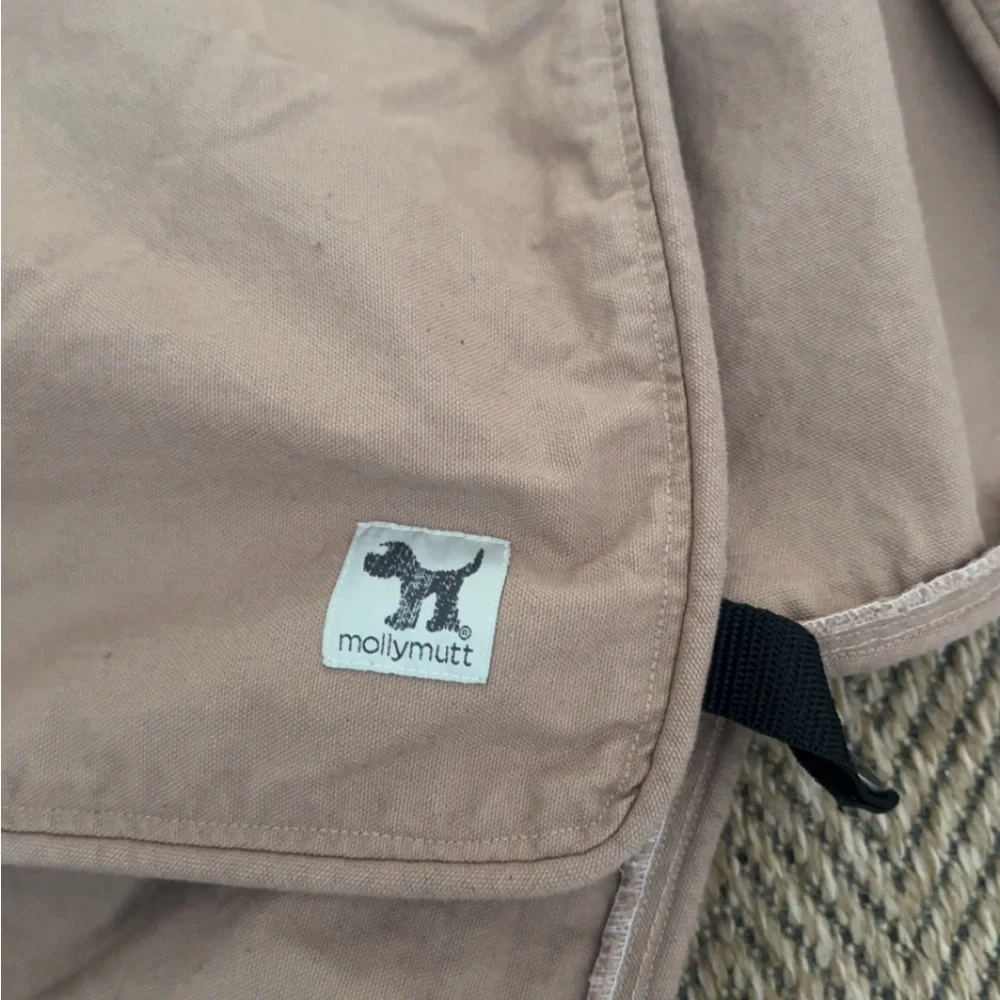 NEW Mollymutt Tan Wild Horses Organic Cotton‎ Crate Cover 24”